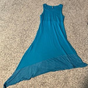 Blue Canoe Blue Asymmetrical Dress